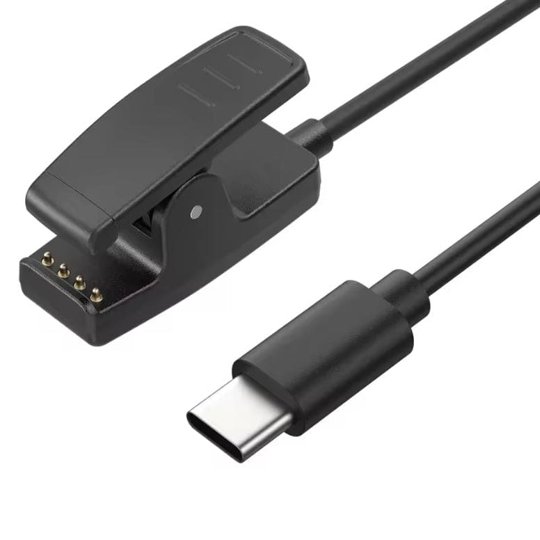 Type C to clip watch charger for Garmin smartwatches, compact and easy to connect, designed for reliable charging.