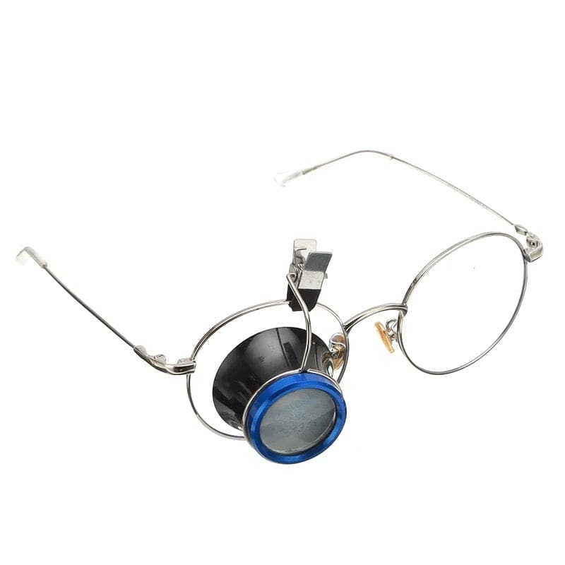 10x clip-on magnifying glass for watch tools, compact and portable for detailed watch inspection and repair.