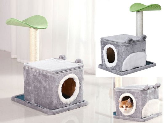 Cat Kitten Tree Scratching Post Climbing Activity Centre Sisal Bed Toy Scratcher dealonline.co.nz