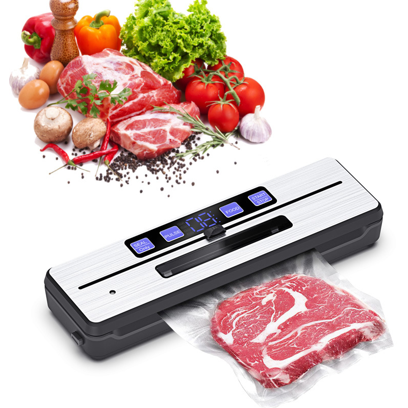 Automatic food vacuum sealer machine from dealonline.co.nz, with 70kpa sealing strength and 115w power, featuring a 3mm wide seal.