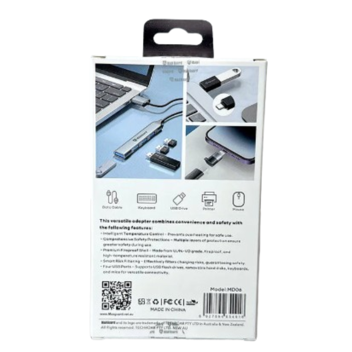 Maxguard 4 In 1 Multifunctional Adaptor MD06 9eight5