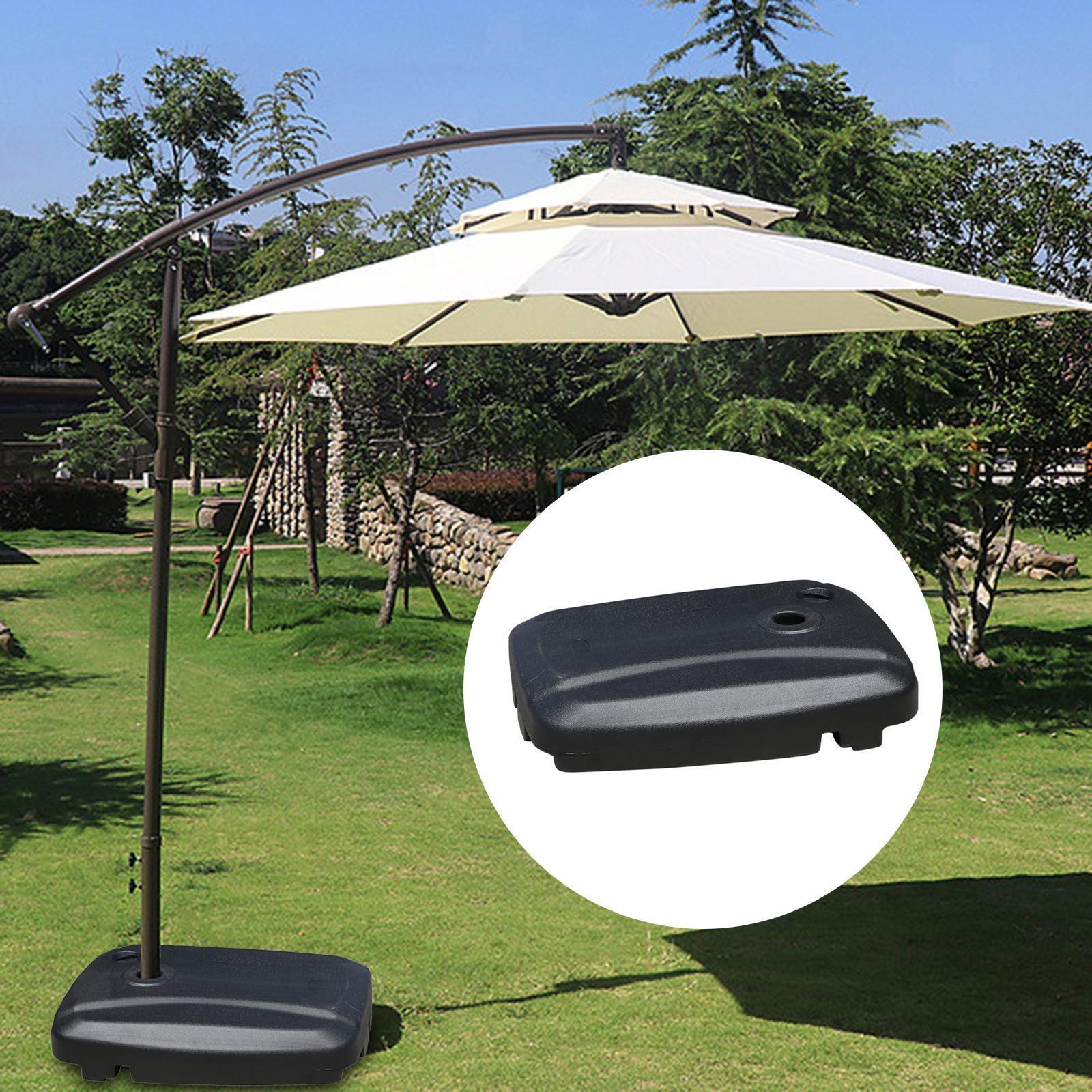 Universal 60L offset umbrella base with wheels by dealonline.co.nz, featuring a sturdy weighted stand for outdoor umbrellas.