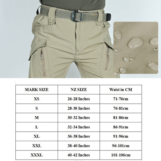 Men's Tactical Short Water Resistant Flex Ripstop Cargo Short Lightweight Hiking dealonline.co.nz