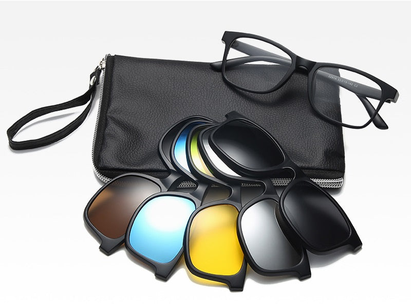 Dealonline.nz polarized sunglasses with changeable color lenses, stylish eyewear for versatile sun protection and eye comfort.