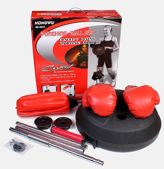 Punch Speed Ball Gloves Set Free Standing Punching Boxing Bag Home GYM Training dealonline.co.nz