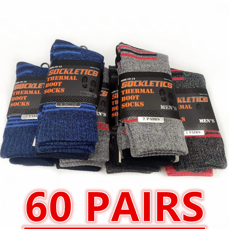 (60 Pairs) Thermal Crew/Work Socks Boot Socks dealonline.co.nz