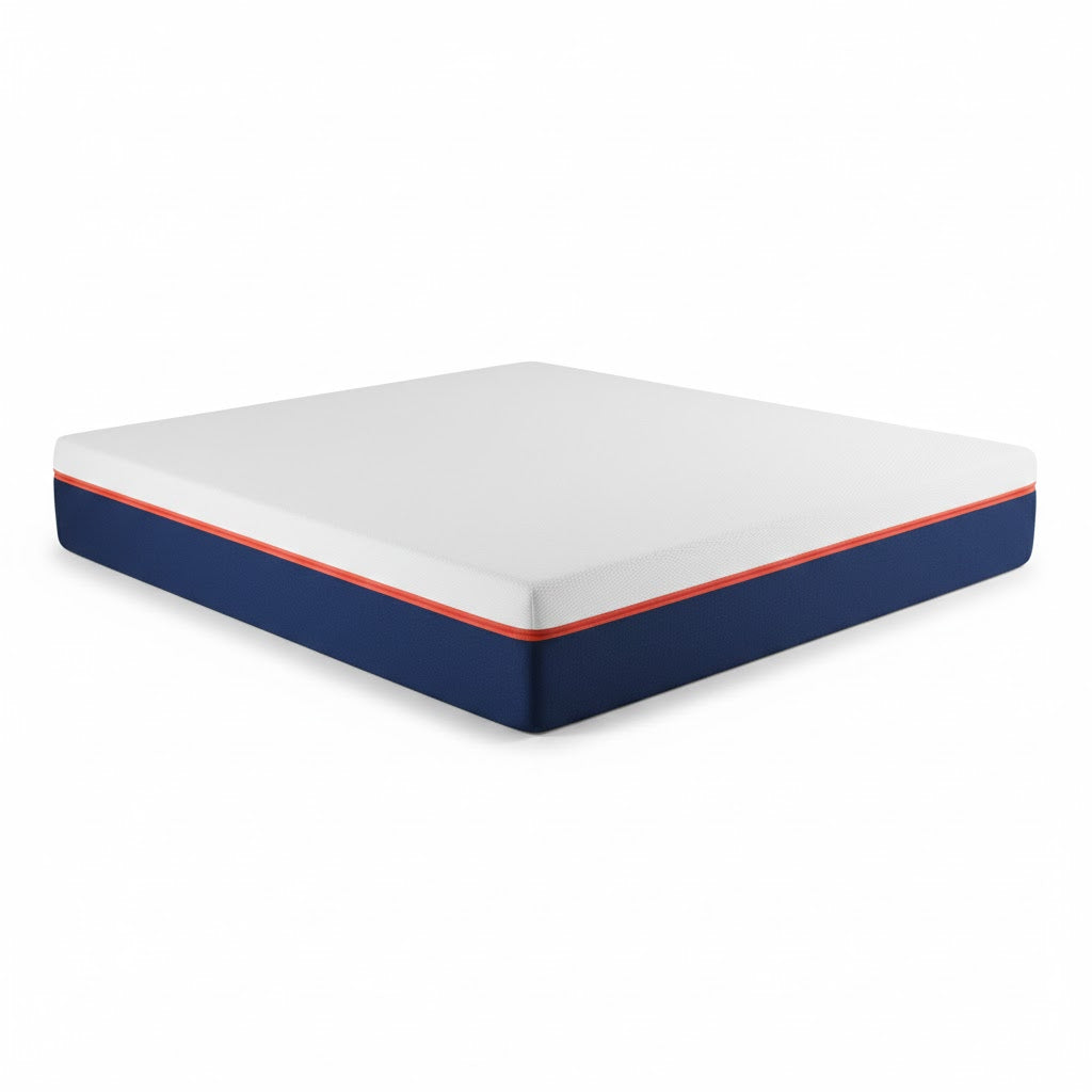 Super King 3-in-1 memory foam mattress by sue-e furniture showing plush surface and layered foam design for comfort and support.
