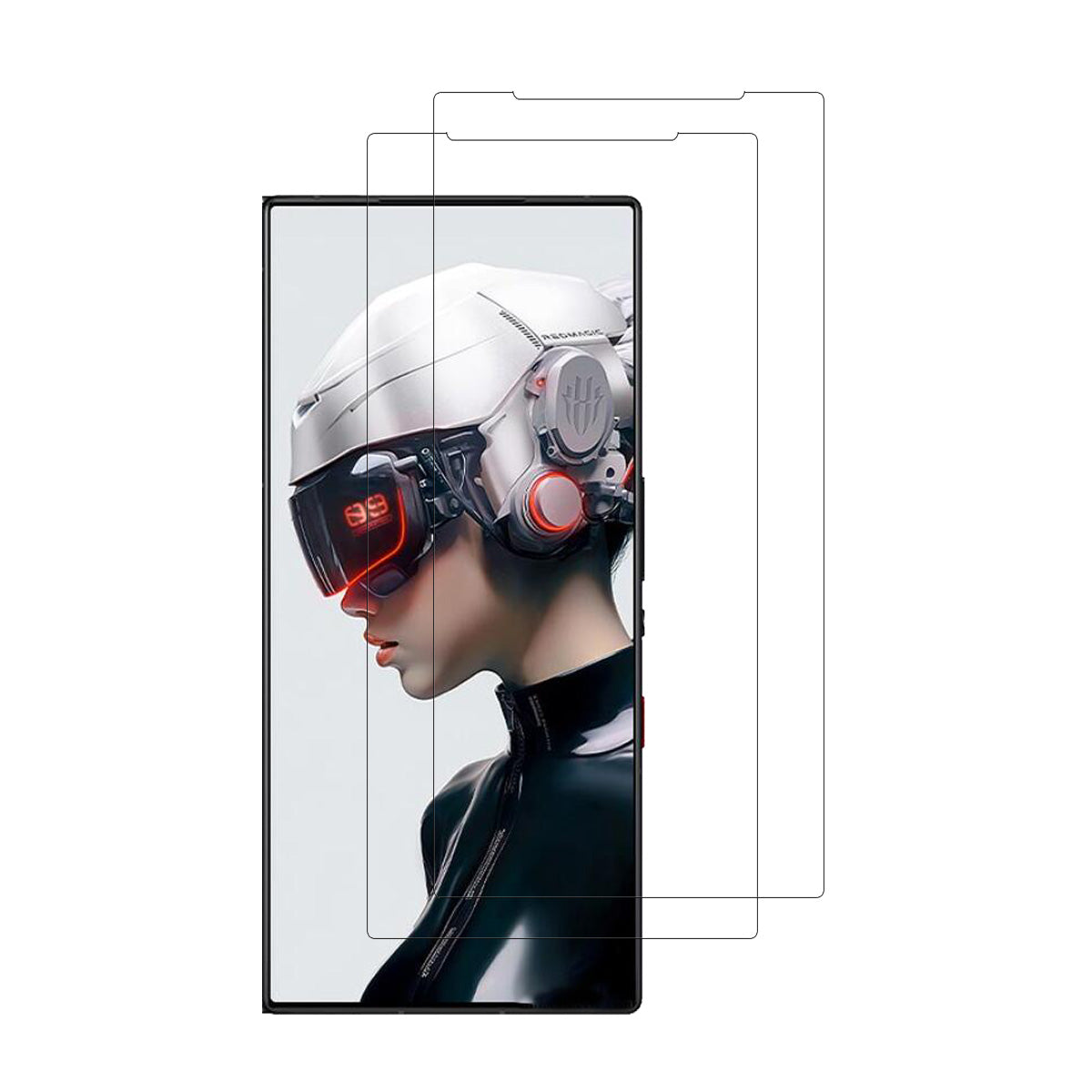 Hydrogel screen protector for Nubia RedMagic 11 Air smartphone by 9eight5, showing a clear, flexible protective layer.
