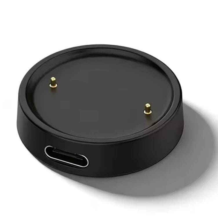 Amazfit Active 2 and Bip 6 charger dock, compatible charger for Amazfit smartwatches, shown with connector and charging port.