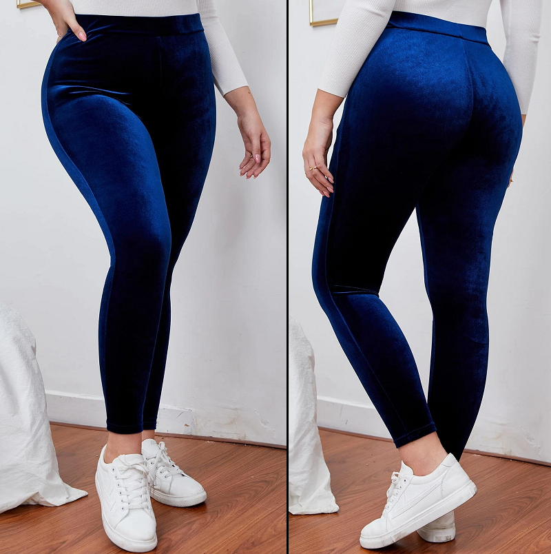 Thermal Thick Warm Fleece lined Legging NAVY dealonline.co.nz