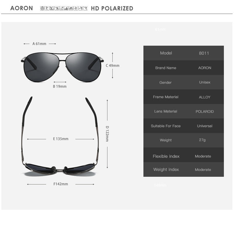 HD Polarized lens Sunglasses Anti-Blue Ray - Silver dealonline.co.nz