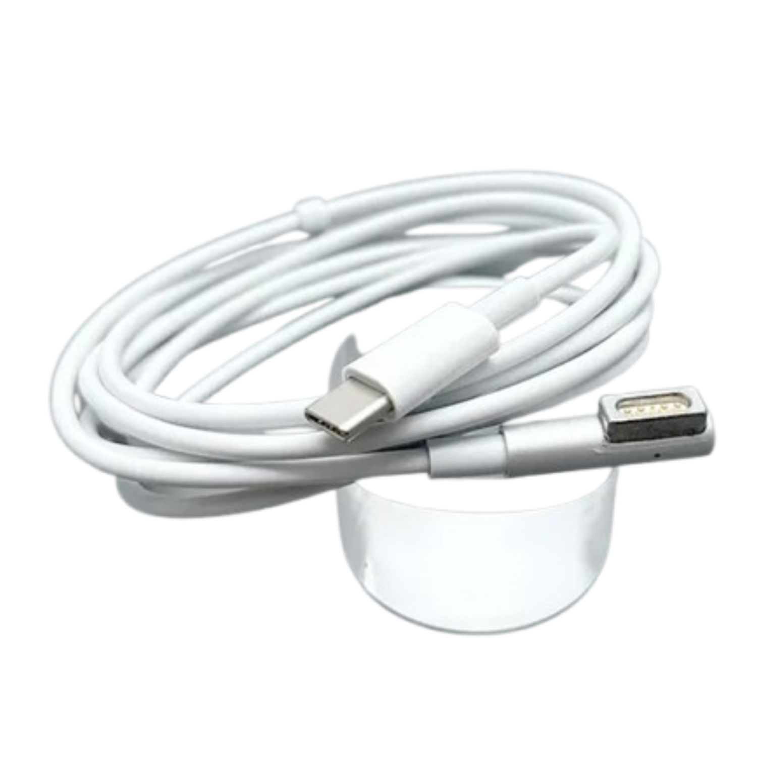 MagFit 1L-Shaped Magnetic USB-C cable from 9eight5, showcasing the L-shaped connector and sleek black design.