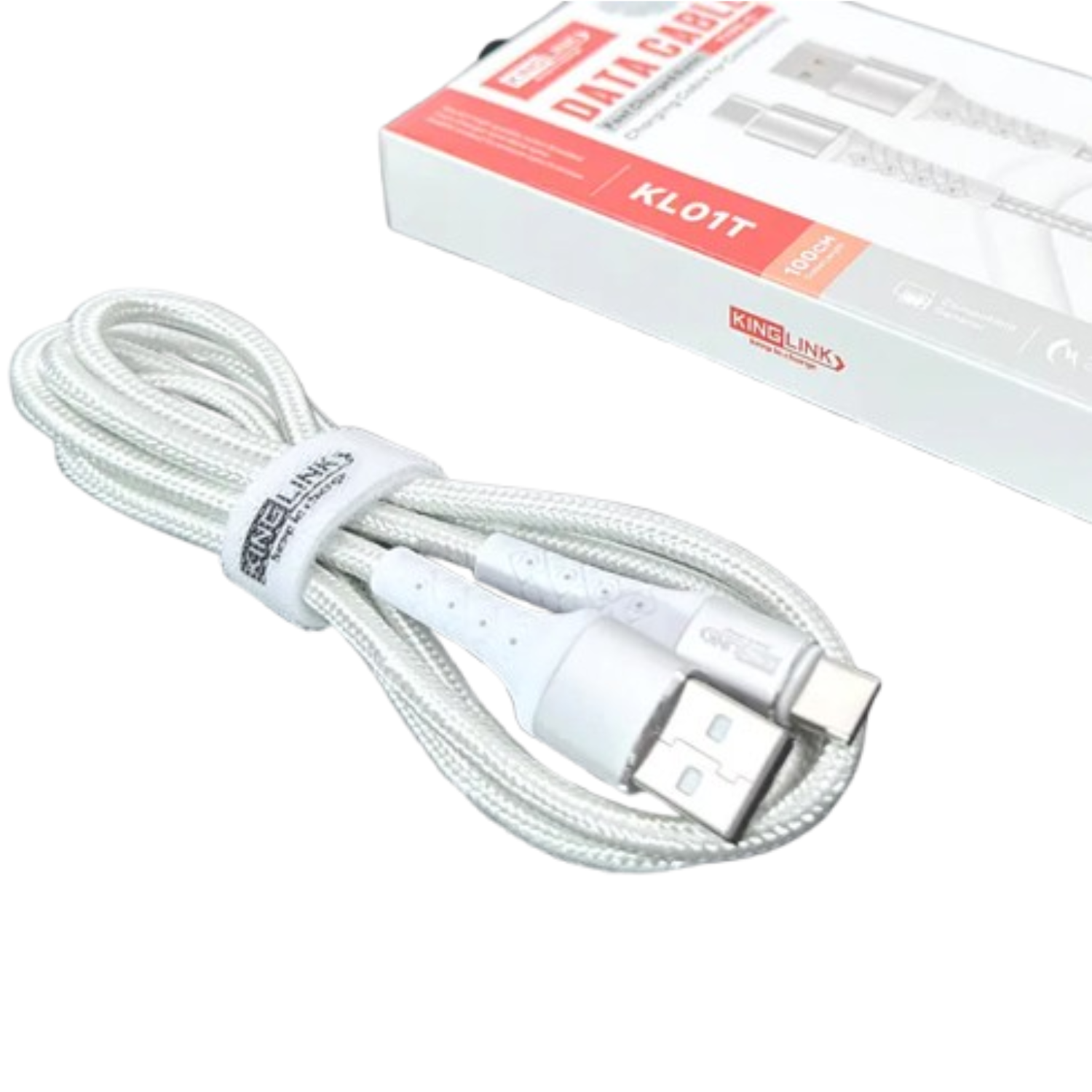 9eight5 Kinglink 1m USB-A to USB-C cable accessory with black connectors and cable for charging and data transfer.