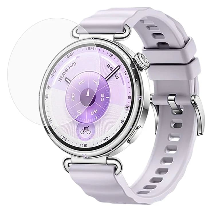 Huawei GT6 41mm watch screen protector by That Watch Shop, showing a clear protective film over the watch face.