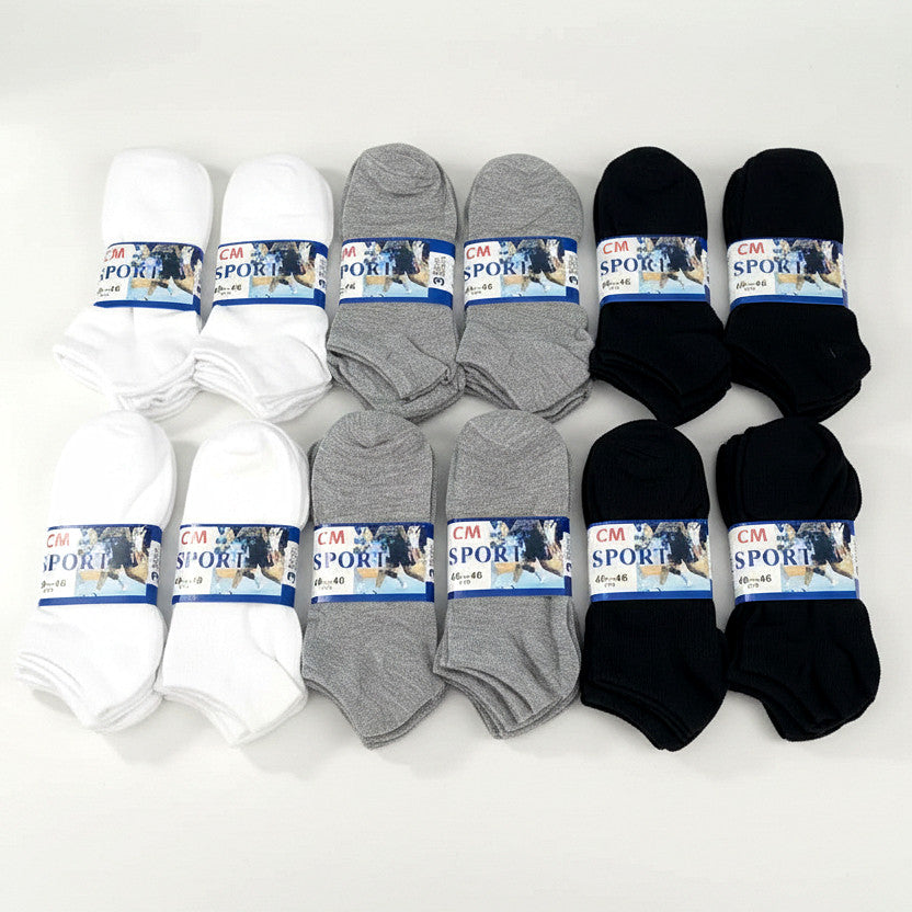 (36 Pairs) MIX colour Thin Ankle Socks M7-11/ W9-13 dealonline.co.nz