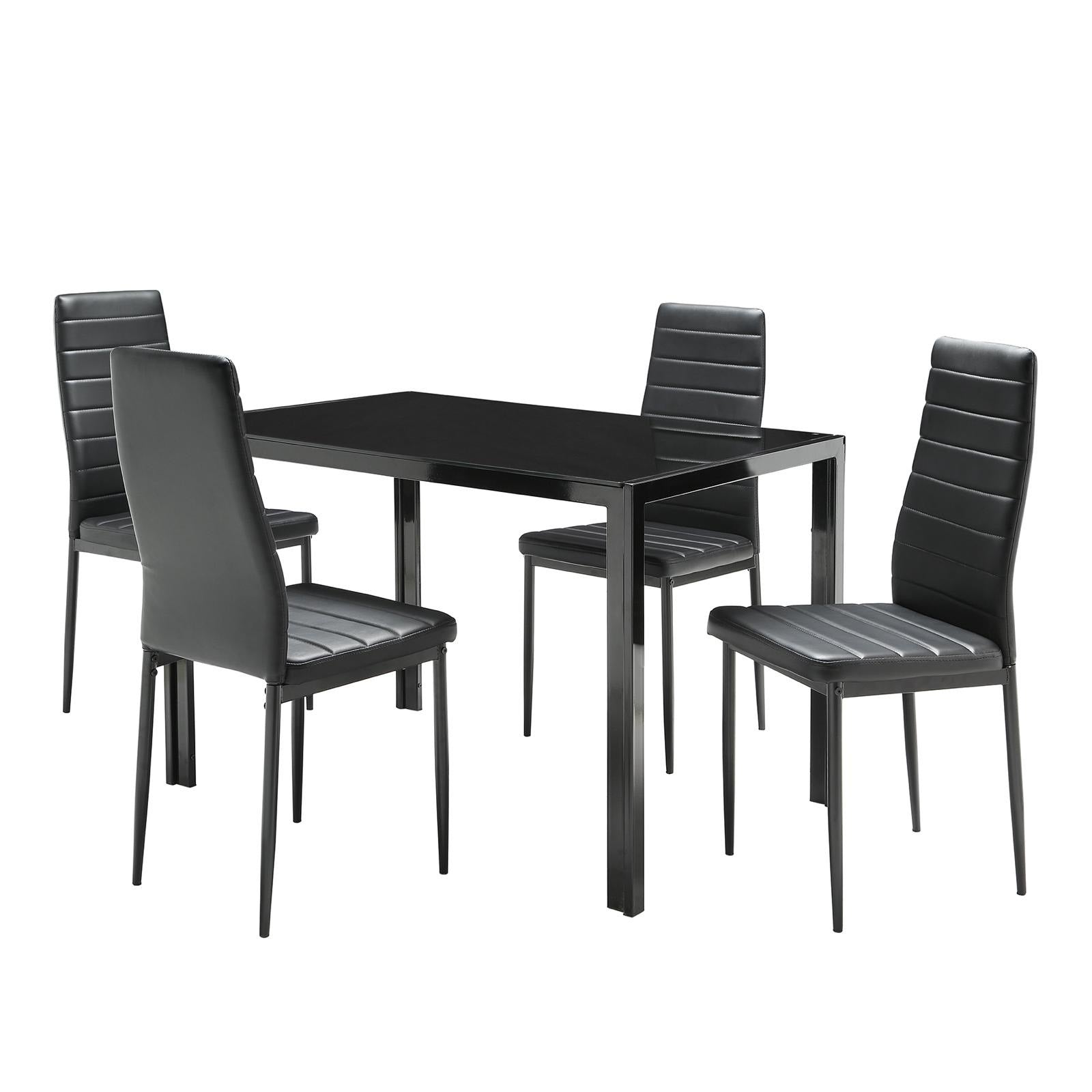 Elegant 'Classic' tempered glass dining table by Sue-E Furniture, 1.5 meters long with a sleek, modern design.