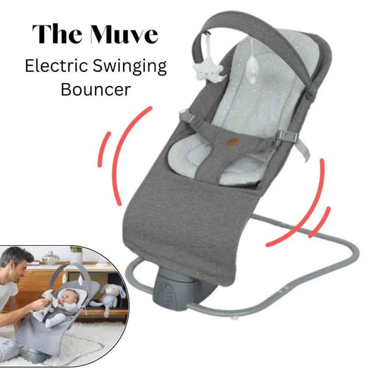 The Muve Electric Rocker Swinging Bouncer with Melodies and Recline