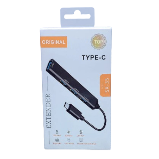 9eight5 USB 3.0 Type-C Extender Adapter showing a compact black connector for electronics accessories.