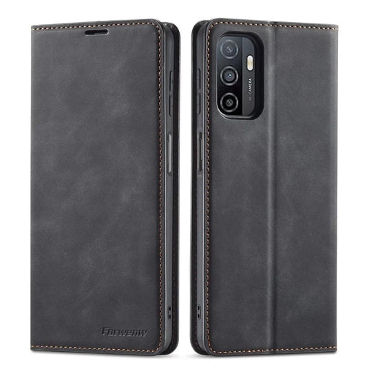 Brown 9eight5 phone case for Samsung Galaxy S23 Plus, shown in a close-up with four color options in the background.