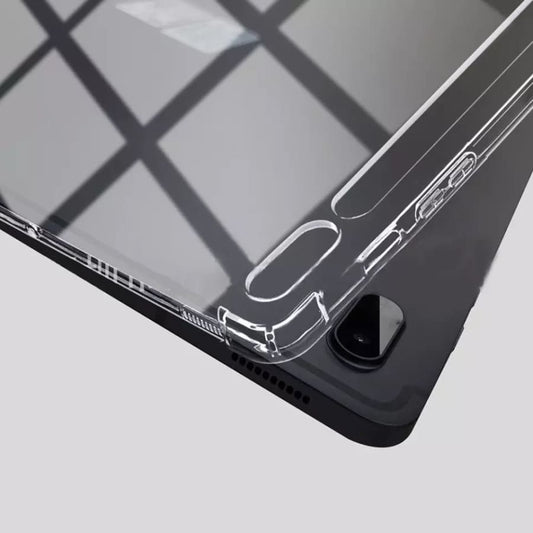 Clear protective cover for Samsung Galaxy Tab S7 FE 12.4-inch (2021) by 9eight5, showing the transparent tablet case on the device.