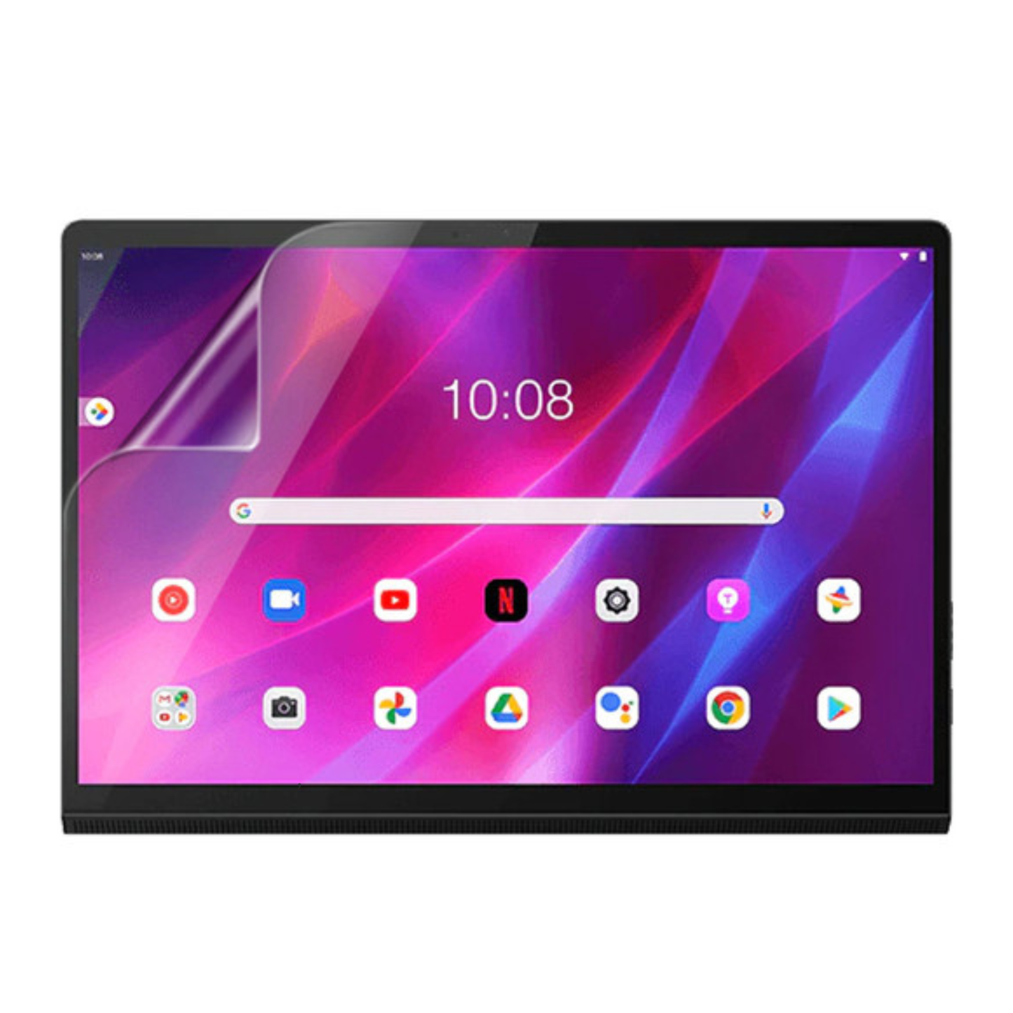 Hydrogel screen protectors for Lenovo Yoga Tab 13 by 9eight5, pack of two, showcasing clear, flexible protective film on tablet screen.
