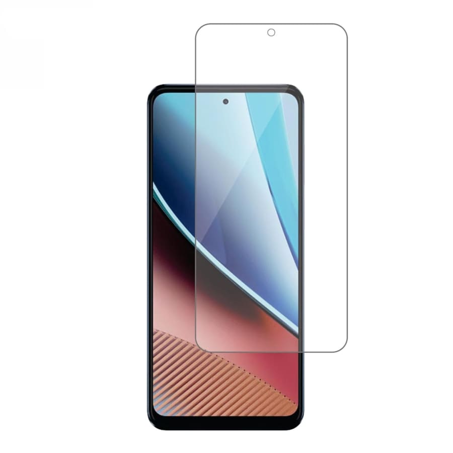 Hydrogel screen protector for Moto G Stylus 2023 by 9eight5, showing the clear, flexible film covering the phone screen.