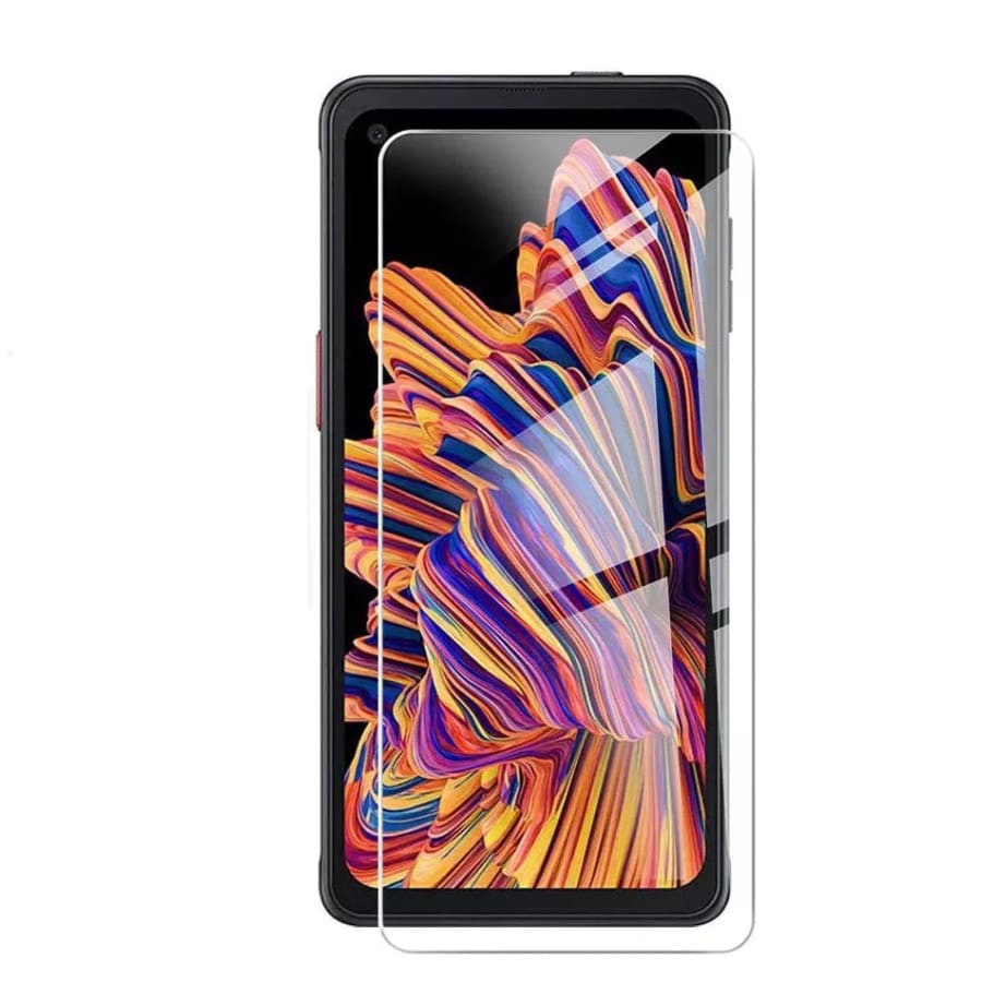 Pair of 9eight5 screen protectors for Samsung Galaxy Xcover Pro, offering durable, clear protection for the device screen.