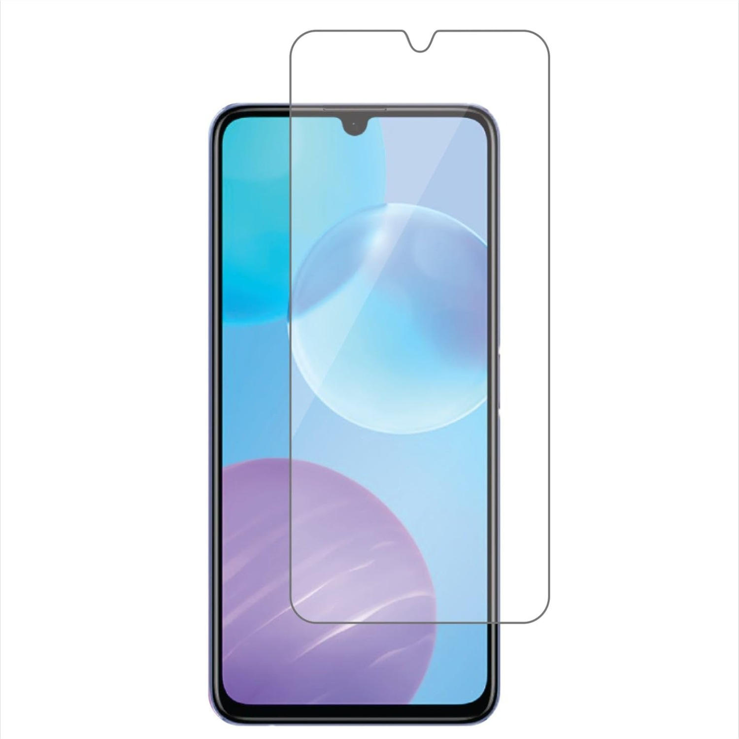 Two 9eight5 hydrogel screen protectors for Honor 30 Youth smartphone, shown in the image.
