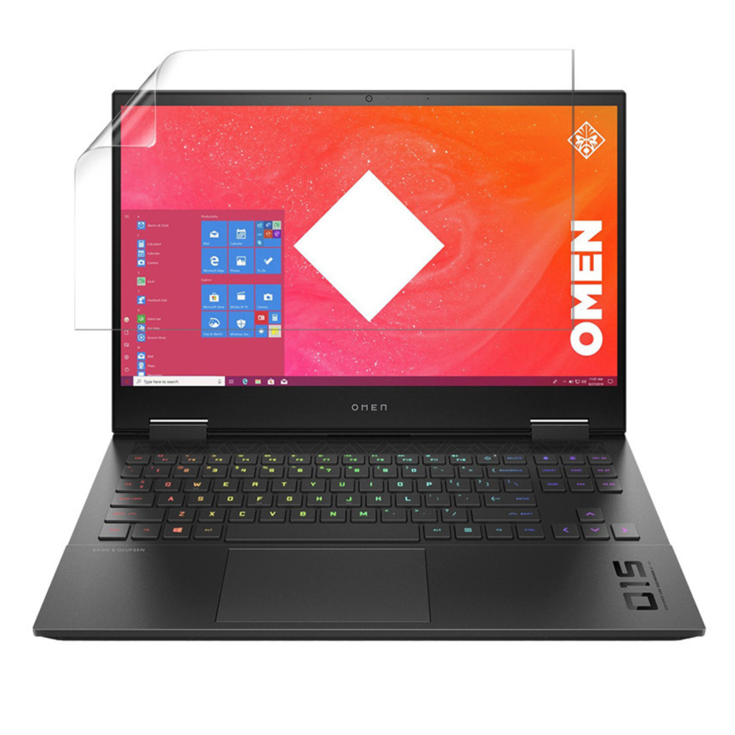 Hydrogel screen protector for HP OMEN 15 EK0005NA, 15.6-inch gaming laptop, 9eight5 brand, pack of 2.