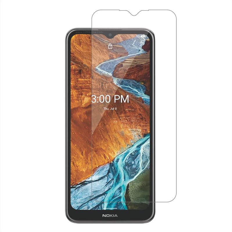 Two 9eight5 hydrogel screen protectors for Nokia G300, clear protective film covering the phone screen in the image.