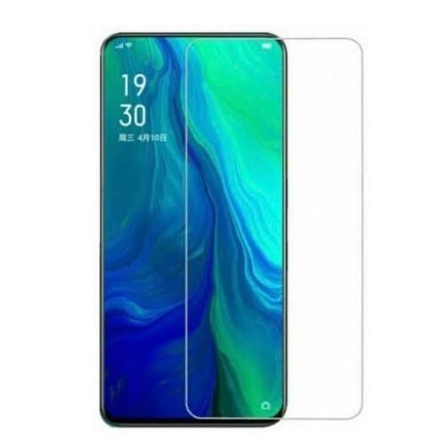 Two 9eight5 screen protectors for Oppo A54 5G smartphone, shown in clear packaging with protective film on the glass.