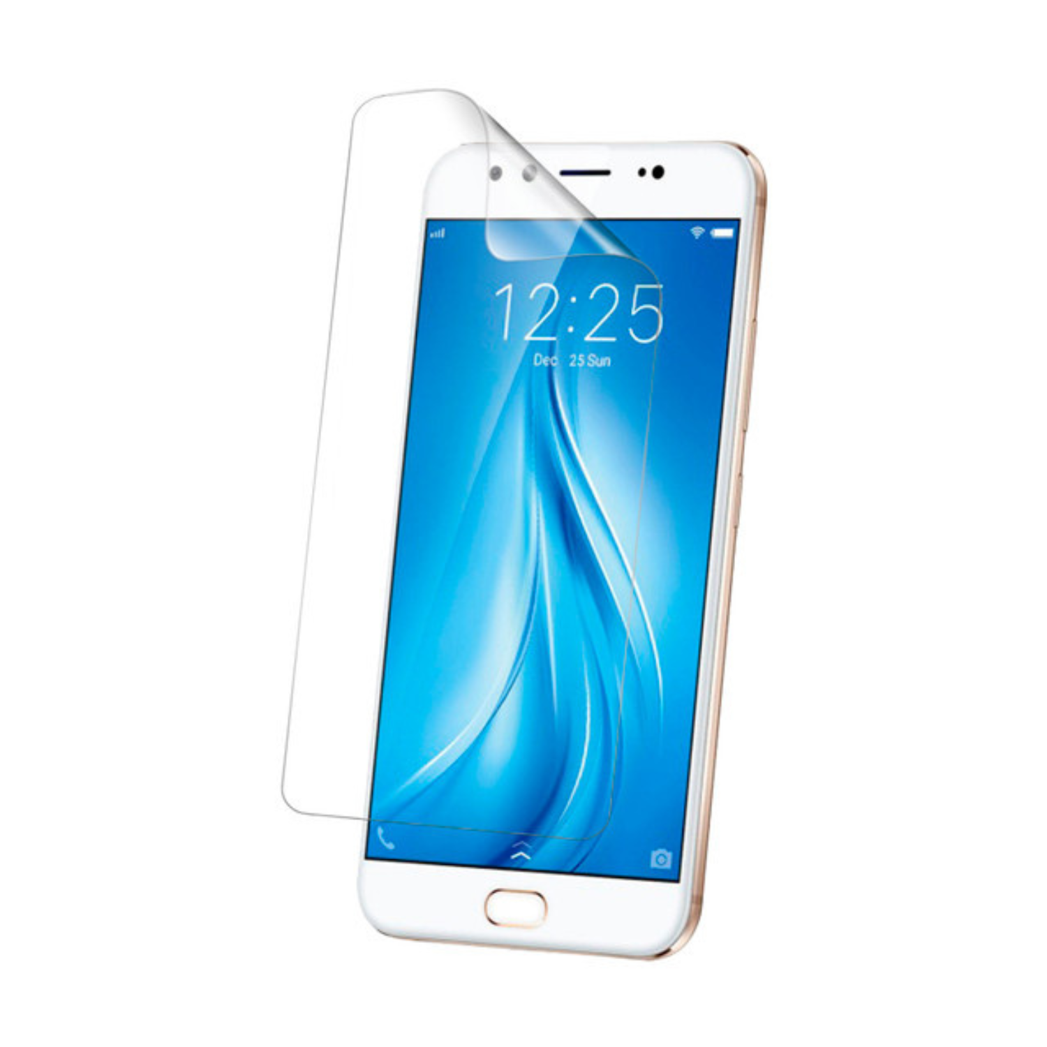 Hydrogel screen protector for Vivo V5 Plus by 9eight5, pack of 2, showing clear, flexible protective film on smartphone screen.
