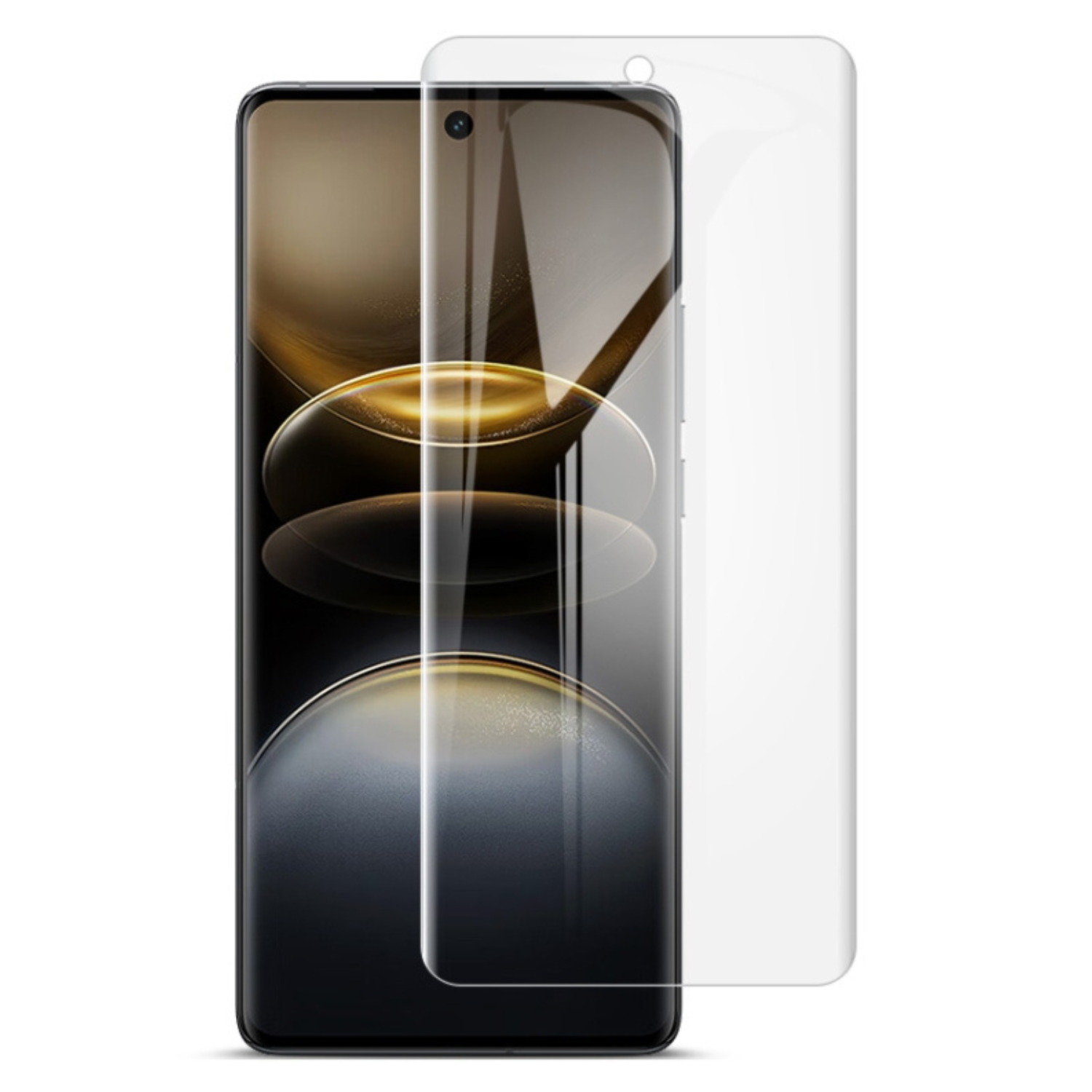 9eight5 hydrogel screen protector for Vivo X100s Pro, pack of 2, showing clear, flexible screen protection for smartphone display.
