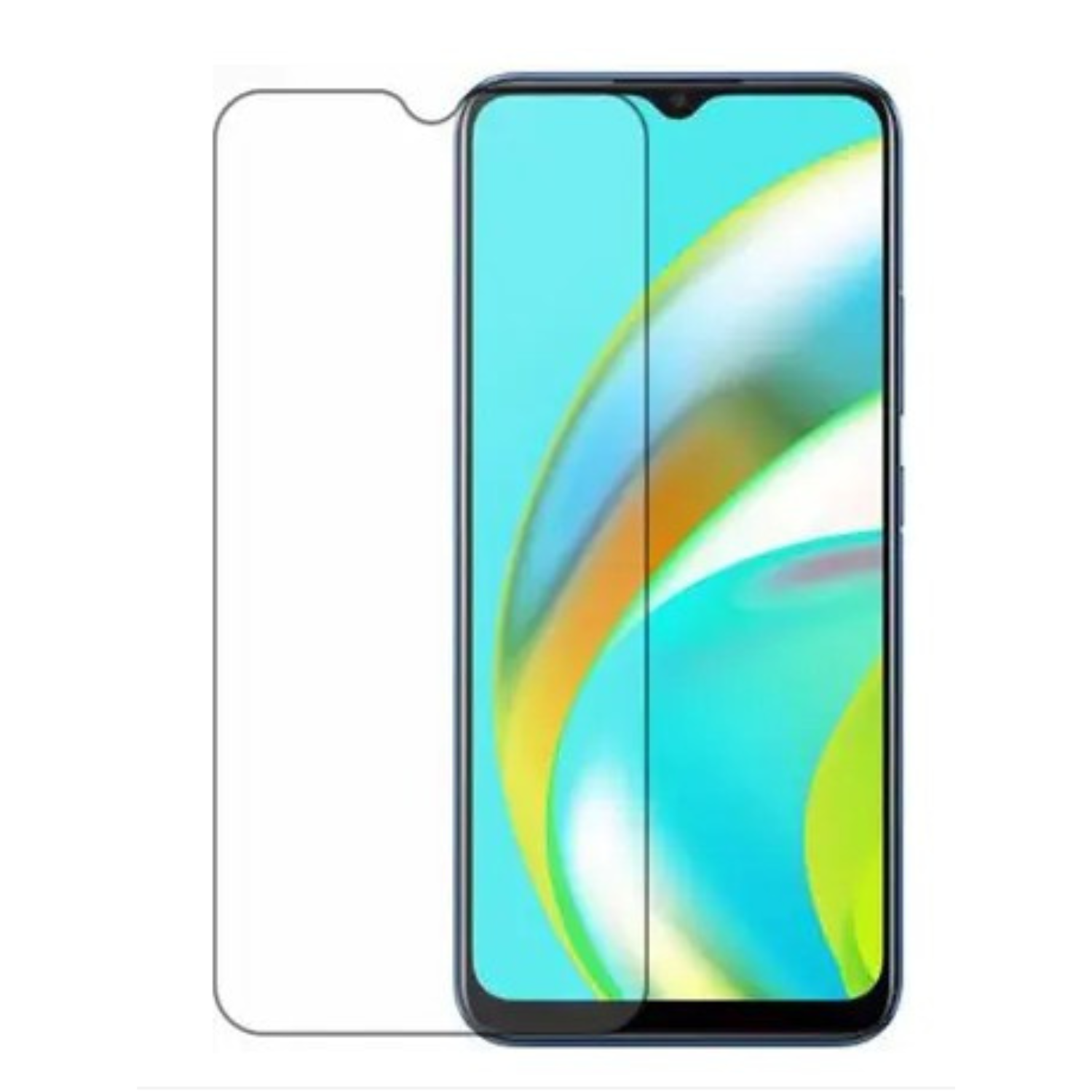 Hydrogel screen protector for Vivo Y93s by 9eight5, pack of 2, showing clear, flexible protective film on smartphone screen.