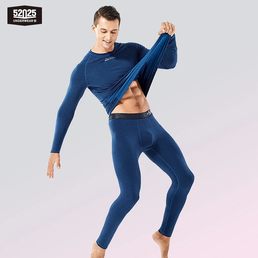 52025 SilkCore Men's Silk & Wool-Blend Thermal Underwear