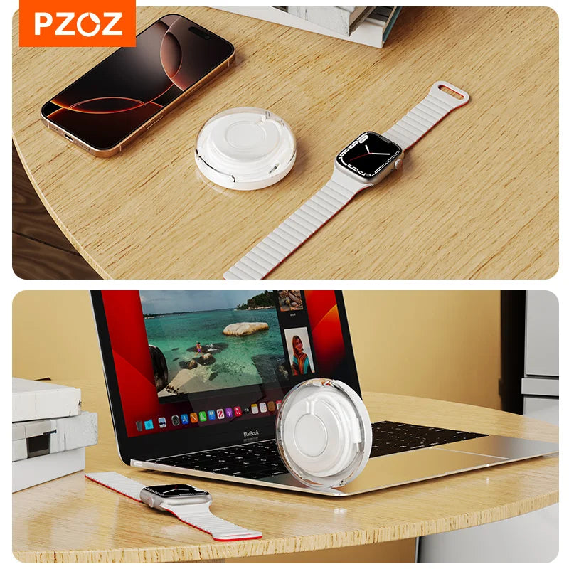 PZOZ Apple Watch Cable Organiser & Rotating Stand