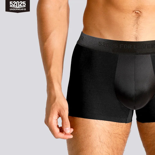 52025 SilkReserve Men's MicroModal Boxers with Mulberry Silk Pouch