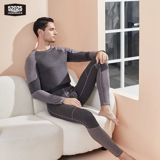 52025 LuxeLayer Silk & Wool-Blend Thermal Underwear for Men & Women