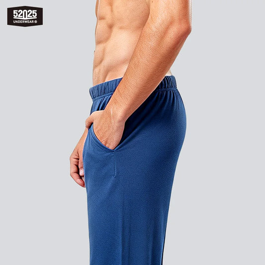 52025 Midnight Ease Men's 100% Cotton Lounge Pants