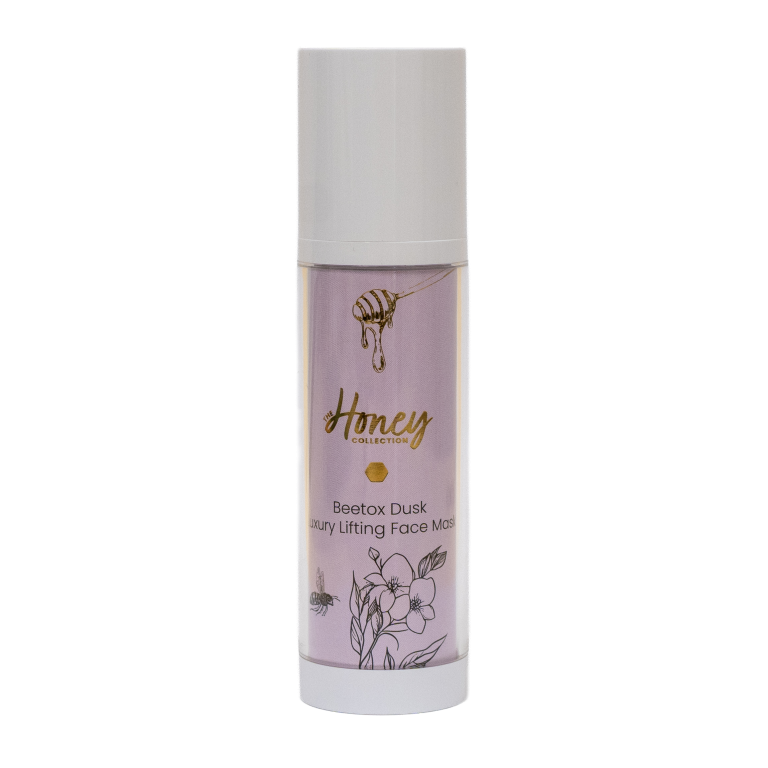 Beetox Dusk luxury lifting face mask by The Honey Collection, shown in its medium size with a sleek, elegant design.