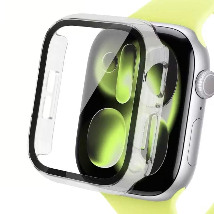 Clear protective case for Apple Watch Series 11 46mm, designed to fit and shield the watch with a transparent, durable cover.