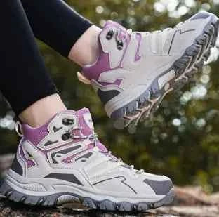 WOLFF Waterproof High-Top Trekking Shoes | Enhanced Grip Hiking Boots