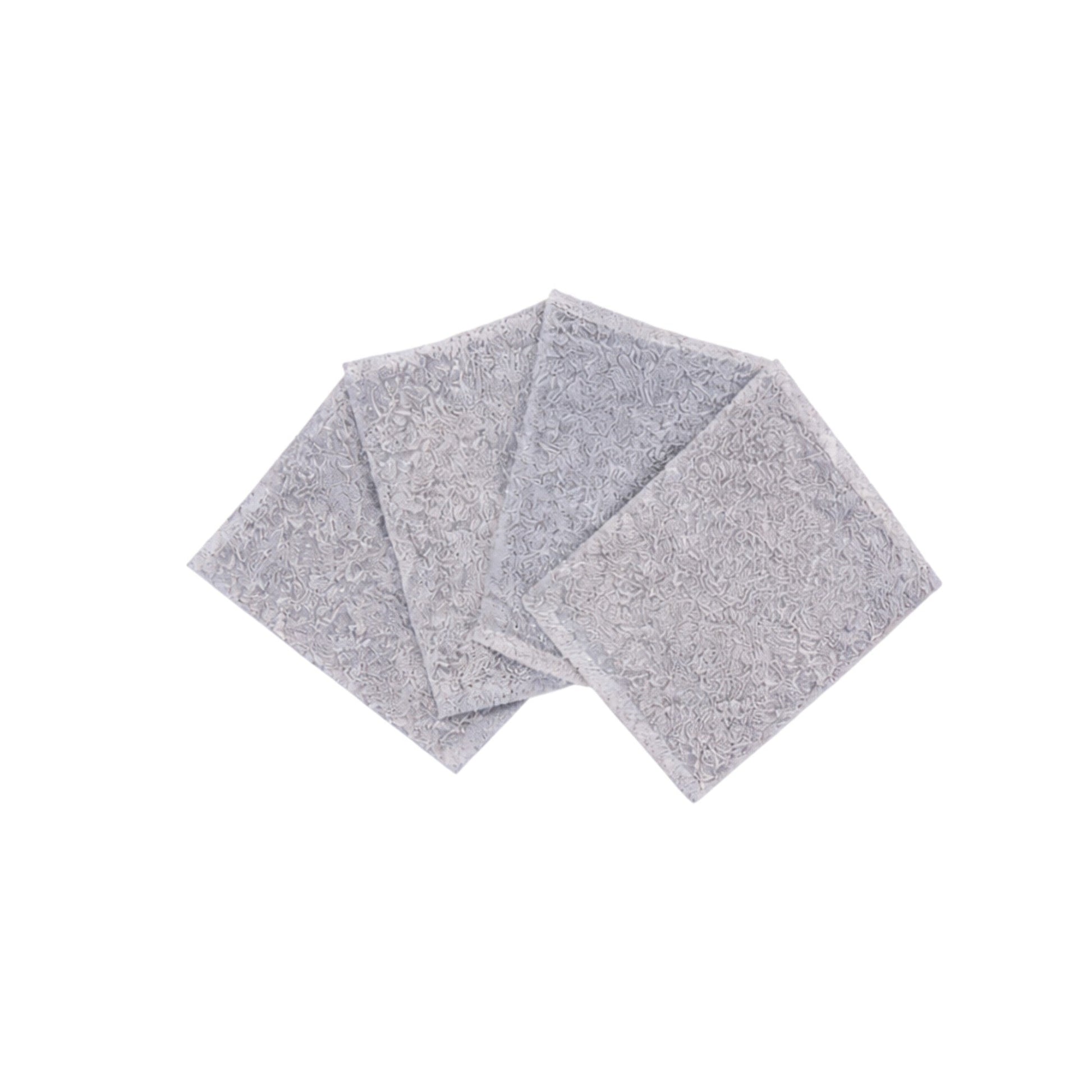Nest & Stem Homewares Frankly Cotton King Microfibre Cleaning Cloths 4-pack, displaying soft, absorbent microfiber cloths for cleaning tasks.
