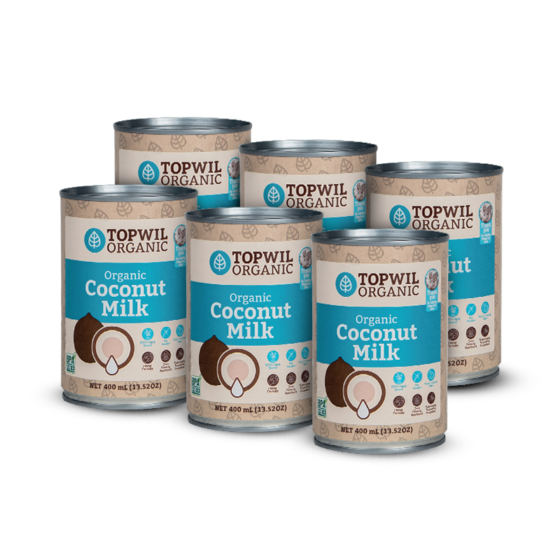 Coconut milk in a 400ml can from livelifestore.co.nz, creamy dairy alternative for cooking and baking.