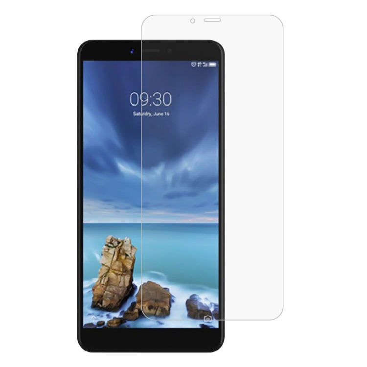 Two 9eight5 hydrogel screen protectors for ZTE Blade A7 Vita, showing clear, flexible protective film on smartphone screen.