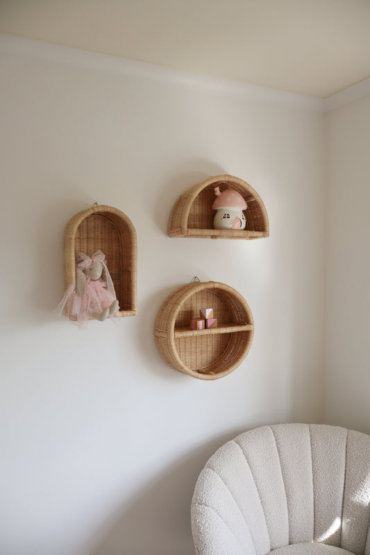 Woven Rattan Wall Shelf Inkah Limited