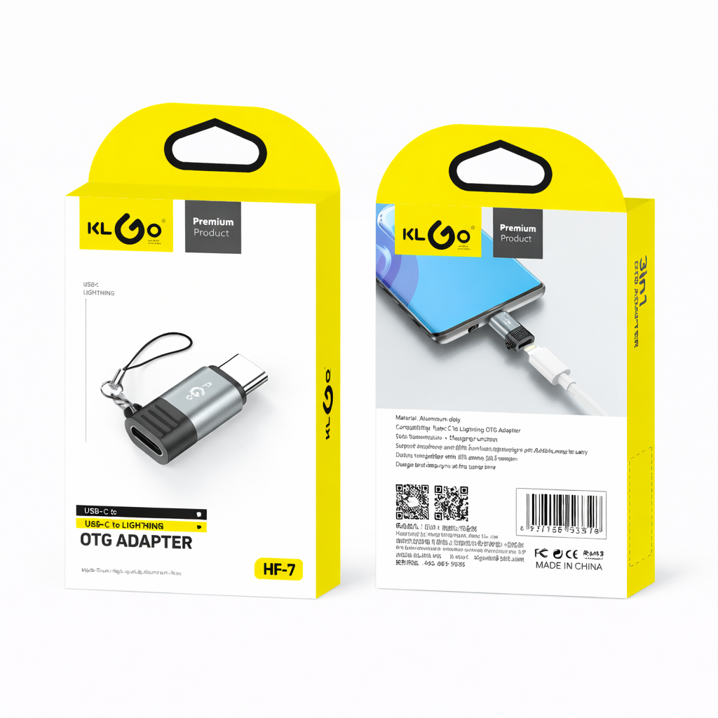 Nest & Stem Homewares Frankly Cotton fourth-generation iOS to USB-C adapter cable for seamless device connectivity.
