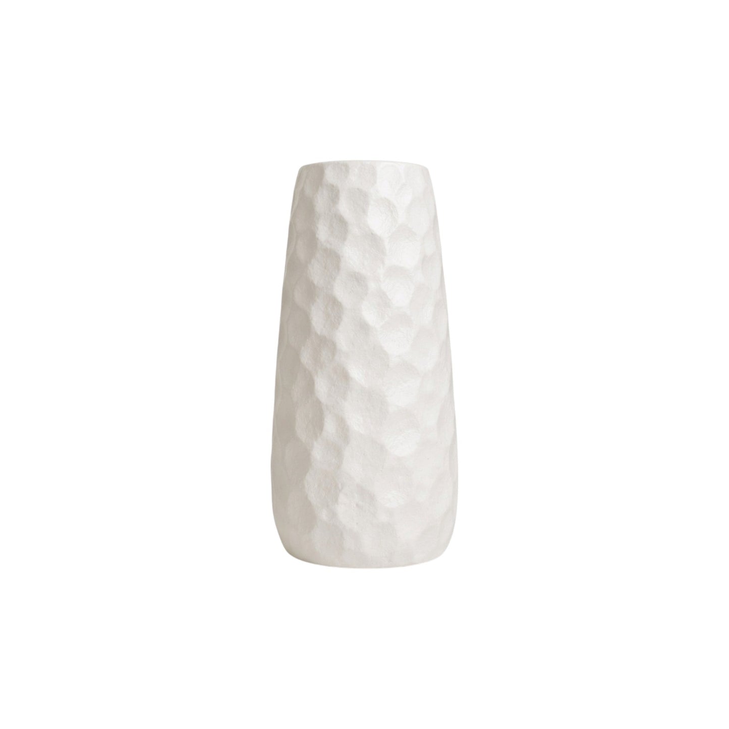 Frankly Cotton Ceramic Tall Hammered Vase Nest & Stem Homewares