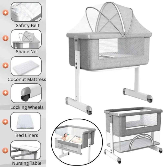 Preorder - 3in1 CoSleeper Baby Bassinet and Game Bed & Mattress – Adjustable Height