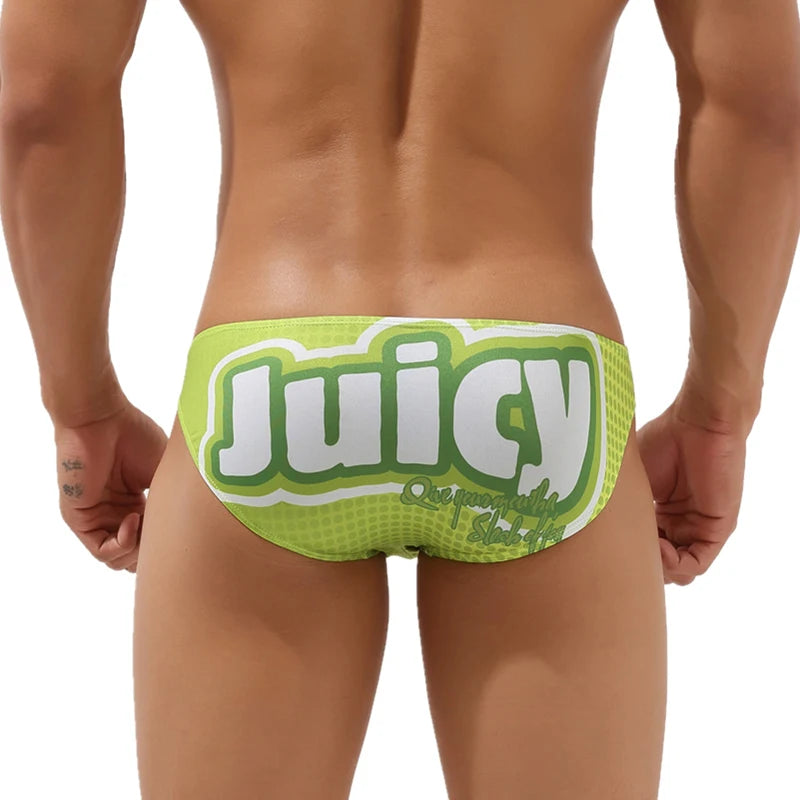 Men's bikini briefs by ShopHub NZ, featuring sleek design and comfortable support in black fabric.